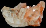 Tangerine Quartz Crystal Cluster - Madagascar #58809-1